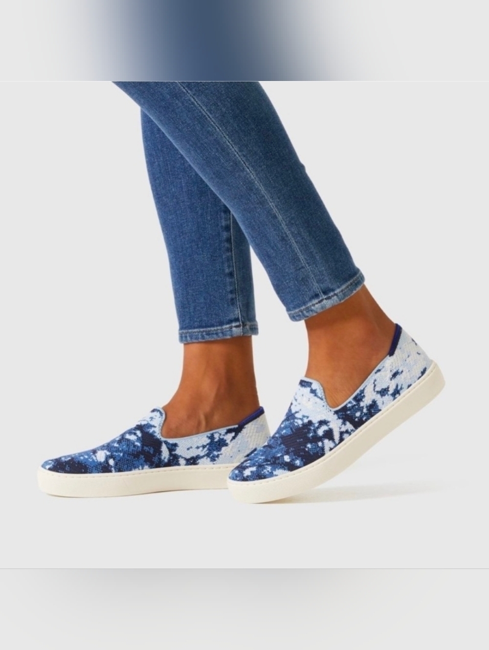 Rothys X The Butcher's Daughter's Shibori Sneakers, Size 10, Like New